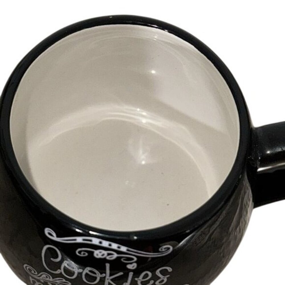 Cookies Make Everything Better Black Ceramic Mug - Picture 3 of 6